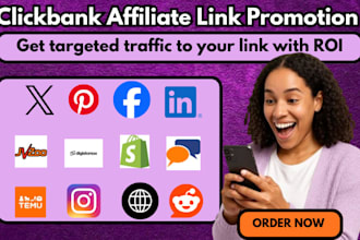 clickbank affiliate link promotion, clickbank promotion and affiliate marketing