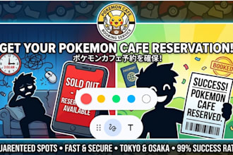 reserve a palce for pokémon cafe kirby cafe, ghibli museum in tokyo or osaka