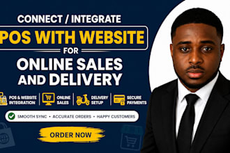 connect pos with website for online sales and delivery