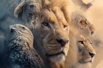 create realistic animal illustration