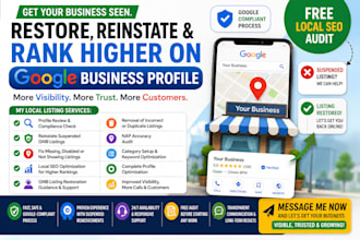 do google business profile verification, and reinstate suspended gmb profile