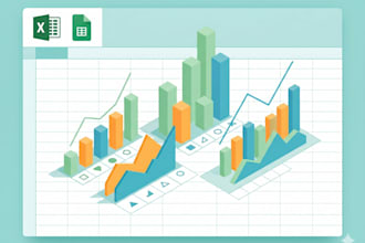 build a business dashboard in google sheets or excel
