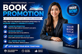 promote your book to increase sales visibility and readers