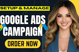 setup, manage google ads adwords ppc campaigns for sales, ads campaign manager