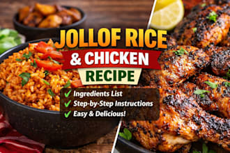 jollof rice and chicken