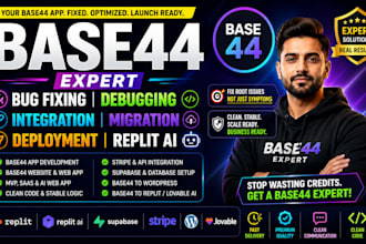 base44 expert, base44 bug fixing base44 debugging base44 migration replit ai