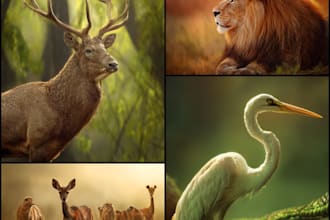 create realistic animal illustration