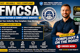 handle your fmcsa, dot, mc number and trucking compliance fast