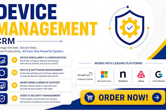 setup manageengine endpoint ninjaone atera anydesk tanium kaseya datto cisco pdq