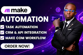 make com automation, gohighlevel, hubspot, monday crm, clickup, notion, airtable