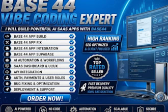 build fix base44 sites, landing pages, bugs base44 setup