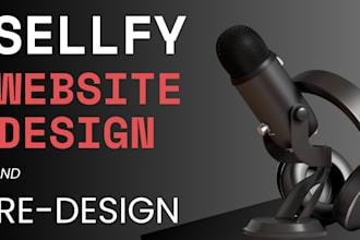 do sellfy website design and redesign