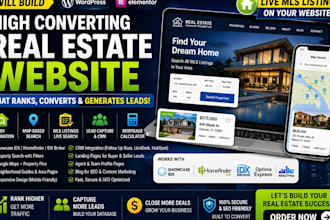 build real estate website idx integration mls listing property search wordpress