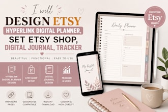 design a manifestation planner, digital journal and vision board