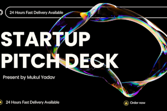 design powerpoint presentation and pitch deck