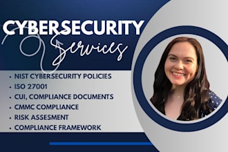 write nist cybersecurity policy, soc 2, csf, sops, iso 27001, policy report