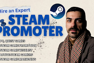 promote your steam game, increase steam game wishlist, steam game promotion