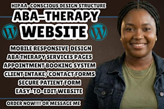 aba therapy website autism therapy site therapy clinic site client intake webs