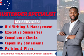 do australian tender writing, nsw tenders aus tender for australian business