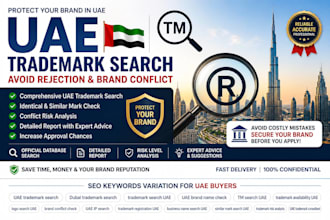 do uae trademark search to avoid rejection and brand conflict