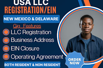 usa llc registration with ein for US and non US residents in wyoming new mexico
