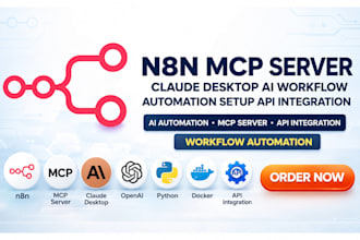 n8n mcp server claude desktop ai workflow automation setup API integration
