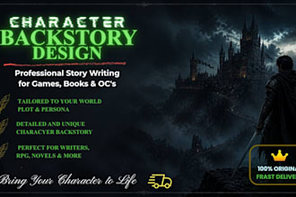 write your dnd character backstory
