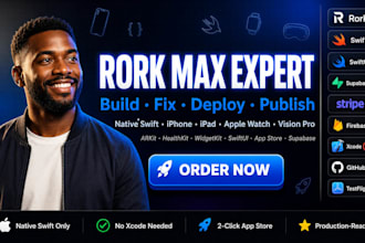 build rork max native swift ios iphone apple watch rork max swiftui apple store