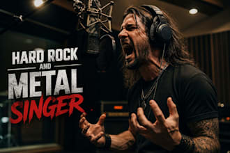 be your metal, metalcore, deathcore, hard rock, scream metal vocalist
