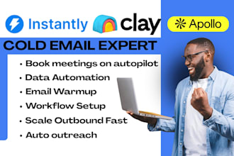 setup instantly ai for cold email outreach campaign, warm up and automations