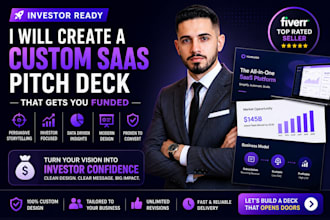 create a custom saas pitch deck that is investor ready