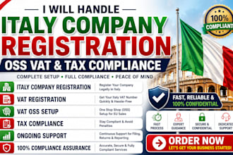 do italy company registration vat oss setup and tax compliance