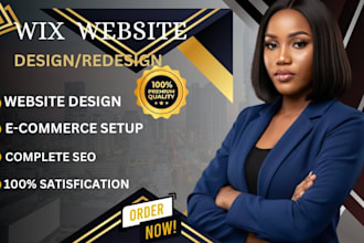 build wix website design redesign wix website  ecommerce