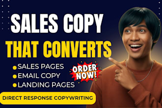 do sales page copy email sales copy landing page copy converting to drive sales