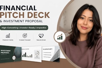 financial pitch deck design investment proposal high converting investor deck