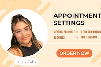 do appointment setting, schedule meeting, bookings and lead generation
