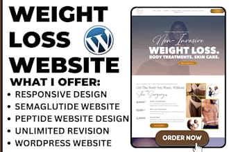 design modern semaglutide website weight loss website fda compliant website