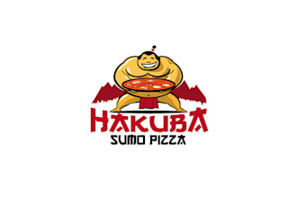 design mascot pizza restaurant food logo