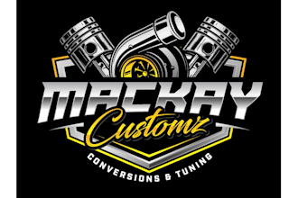 design modern automotive fleet service logo and badge branding