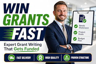 be your expert grant writer and create high quality grant proposals