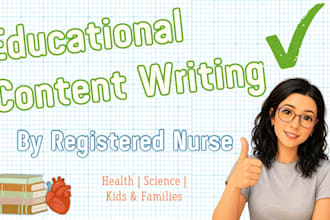 write medically accurate educational content