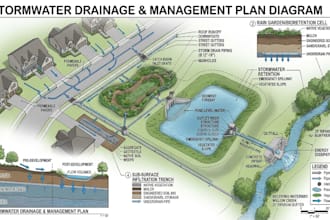 design stormwater drainage and management plans