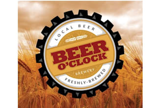 create an gorgeous logo for a new brewery beer