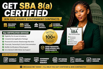 sba 8a certification application for government contract