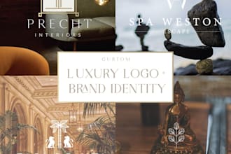 design business logo and branding kit with brand identity