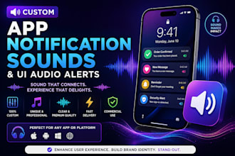 create custom app notification sounds ringtone UI audio alerts for you