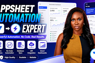 build appsheet dashboard and automation system
