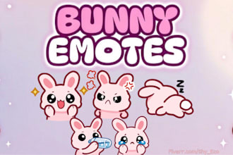 create cute premade emotes for twitch, discord, and more