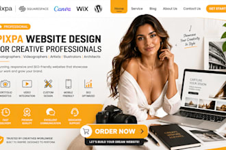 pixpa photographer videographer artists illustrators architects website design