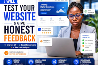test your website or app and give UX feedback